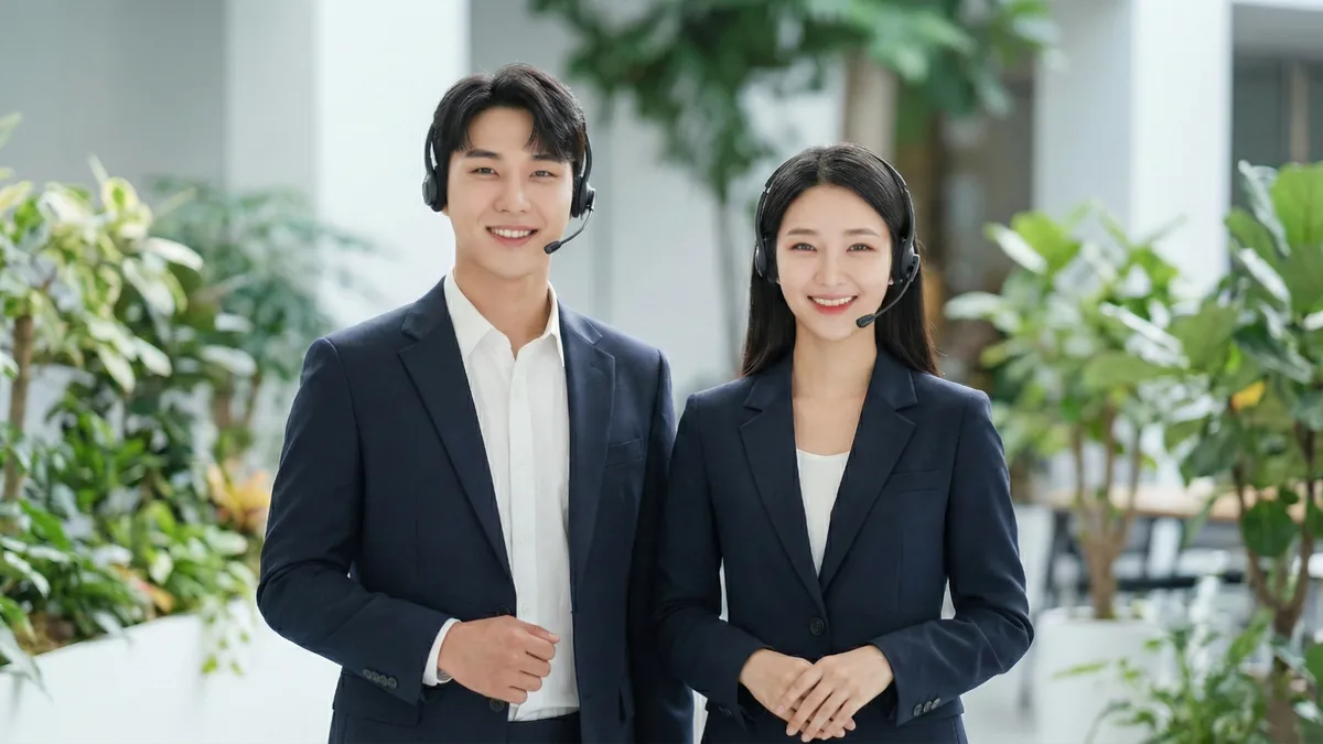 KT 정지 해제 절차를 상담으로 확인하는 모습